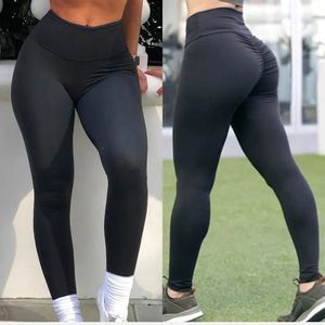 Women Leggings Booty Scrunch Round High Waist Butt Yoga Legging Fitness Pants